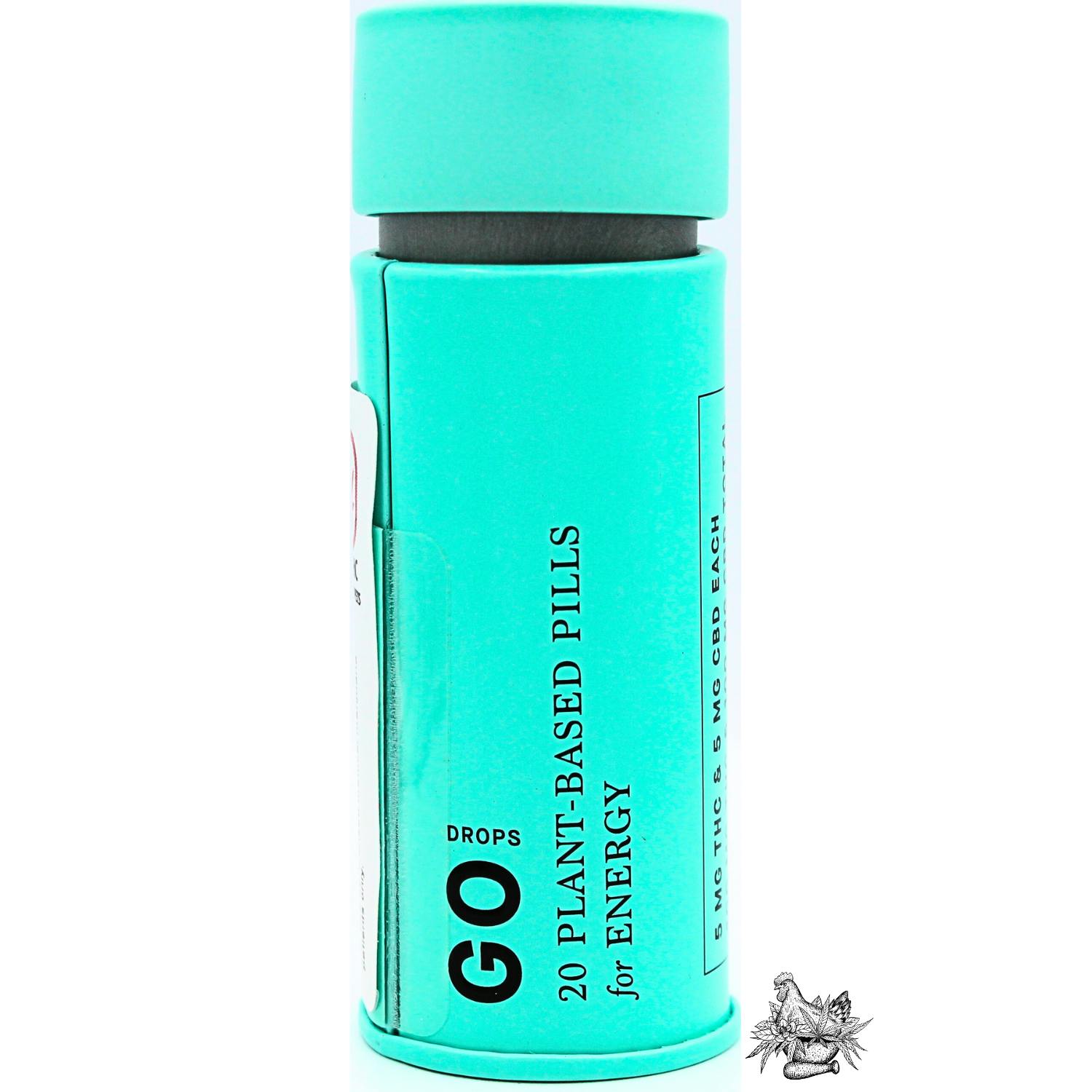 1906-100MG THC:100MG CBD DROPS-GO