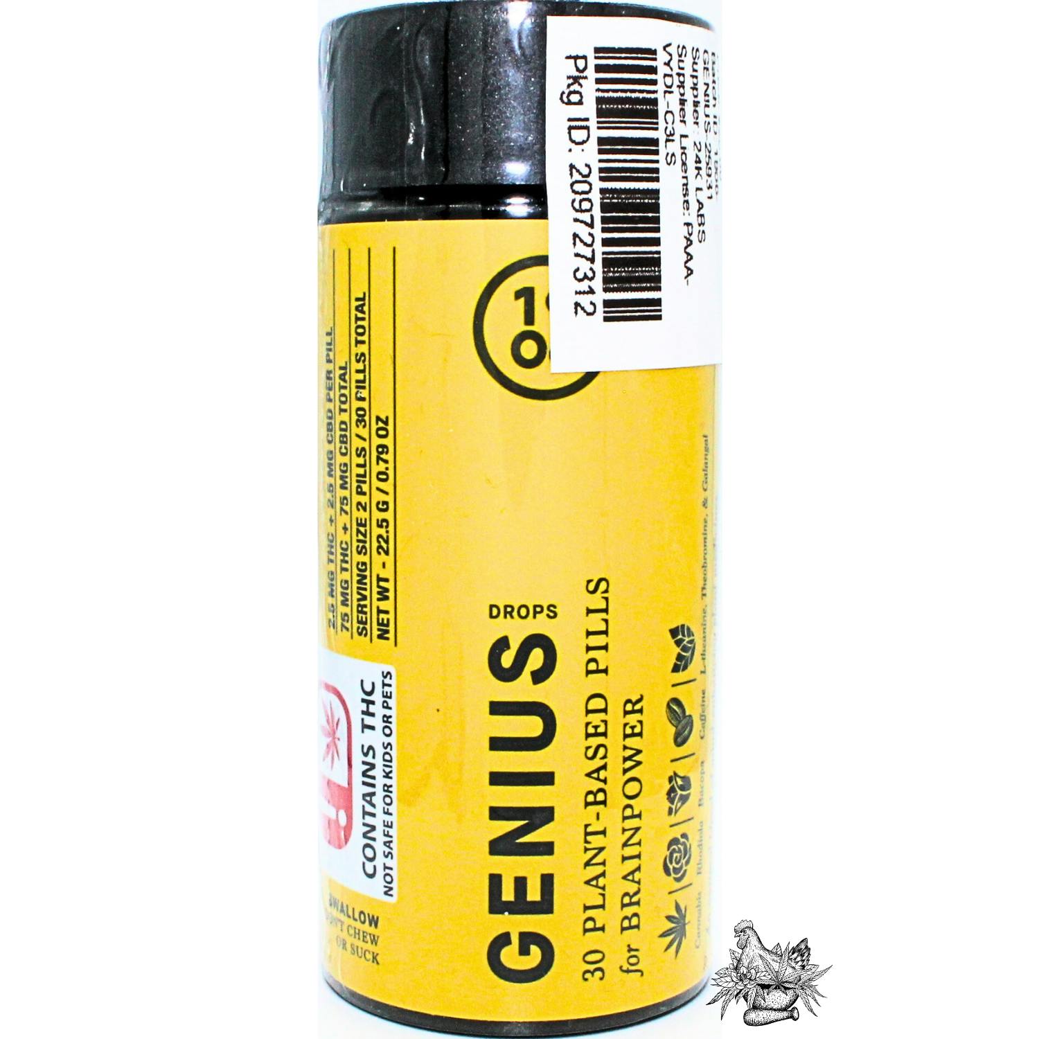 1906 GENIUS Drops for Brainpower