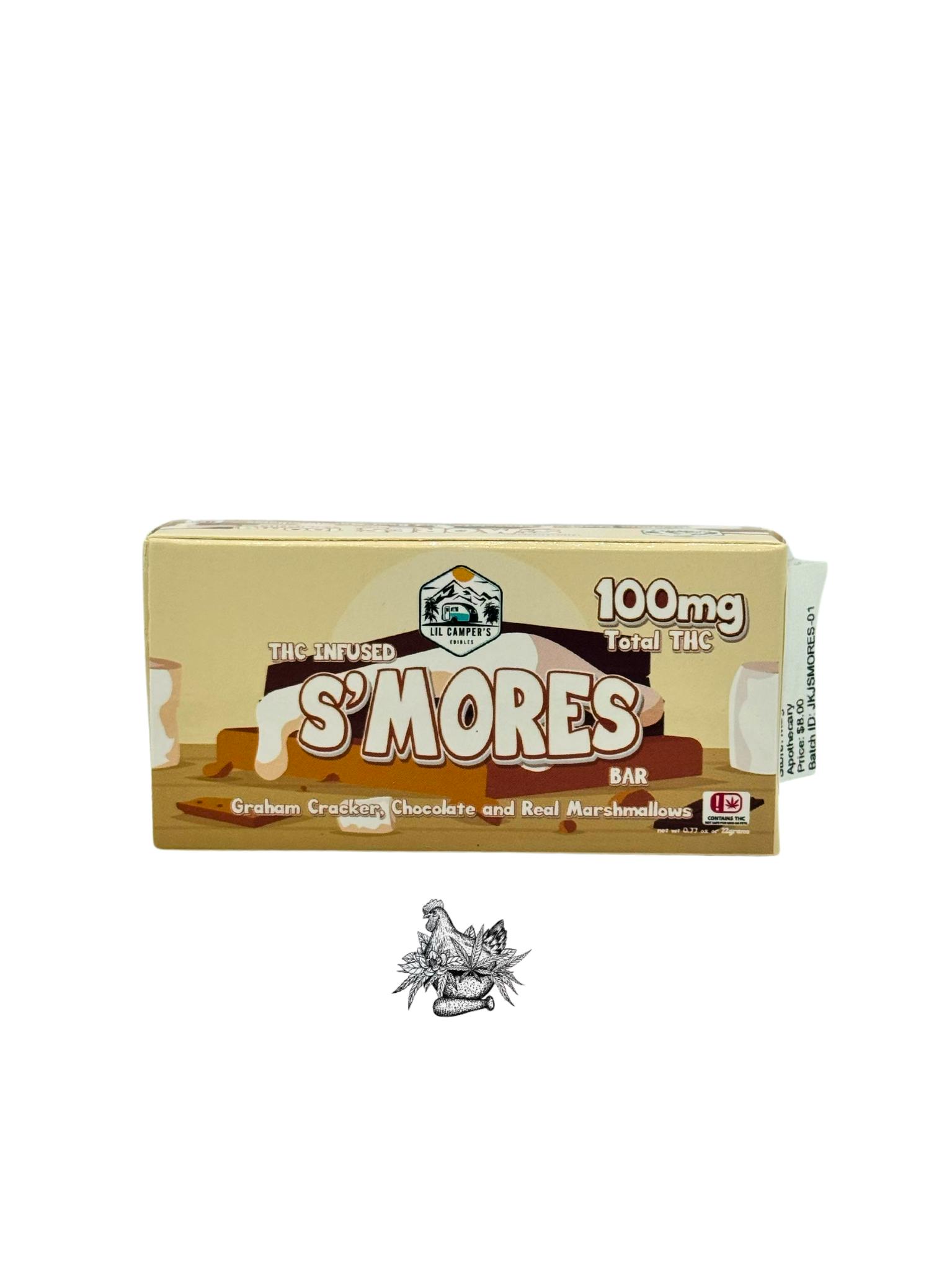 JKJ-LIL CAMPER'S EDIBLES-S'MORES BAR-100MG
