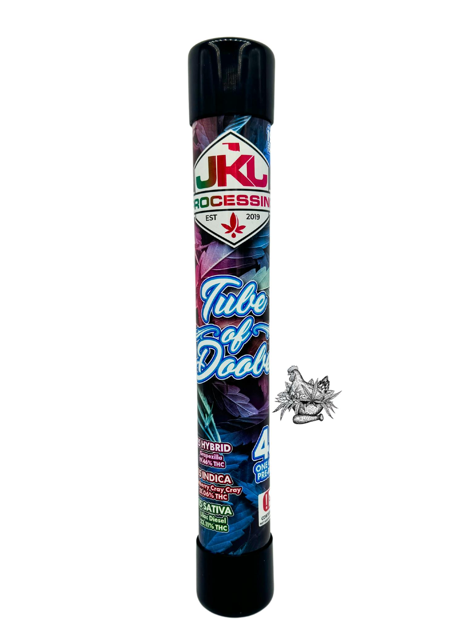 JKJ-TUBE OF DOOBIES-45 1GM PREROLLS