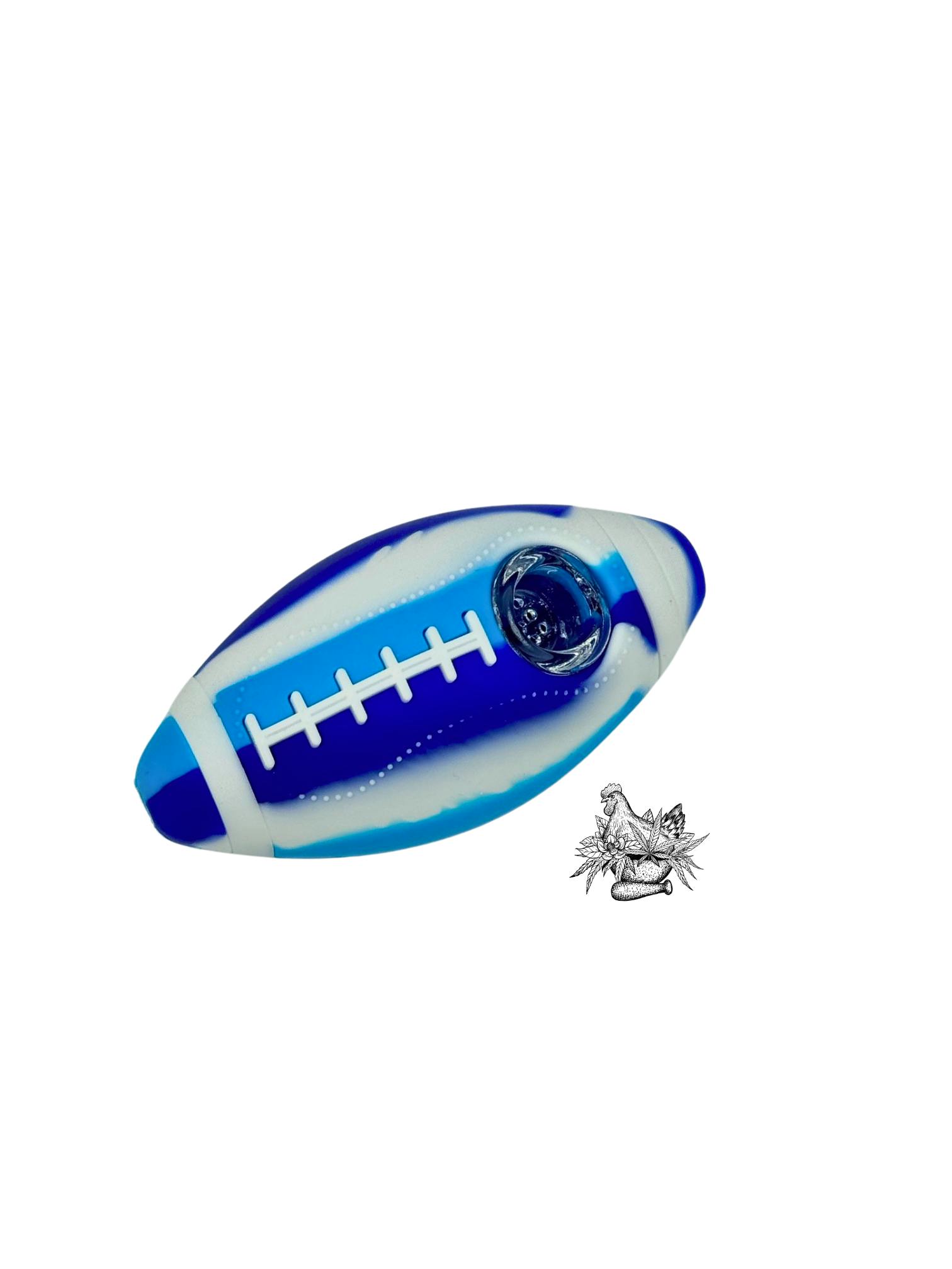 4" SILICONE FOOTBALL PIPE