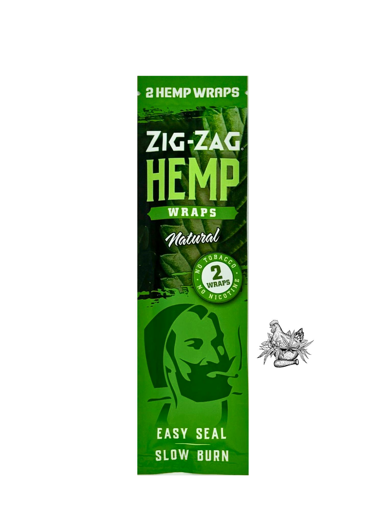 ZIG ZAG-HEMP WRAPS-NATURAL