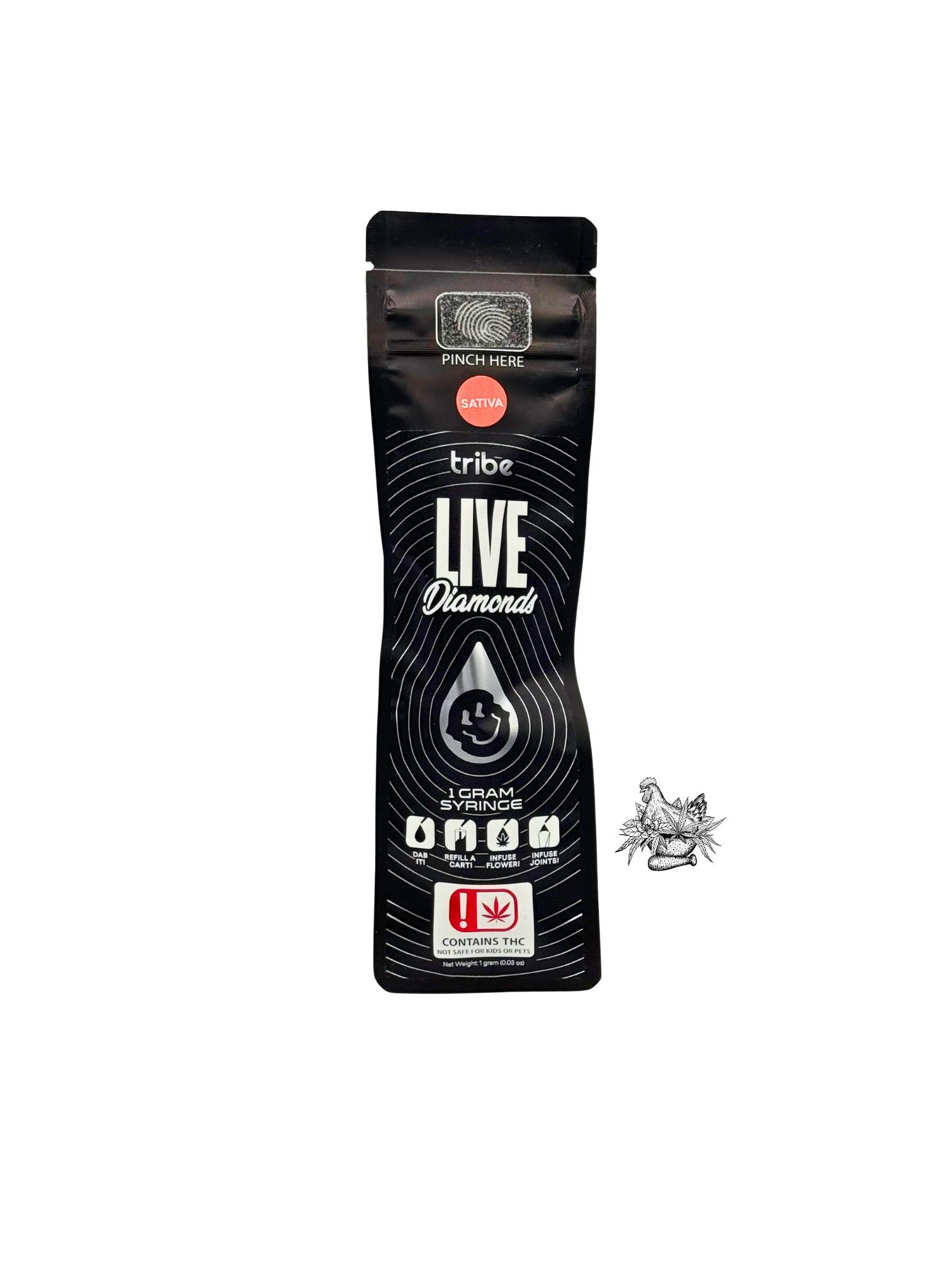 TRIBE-LIVE DIAMONDS SYRINGE-1G-NIGIRI-SATIVA