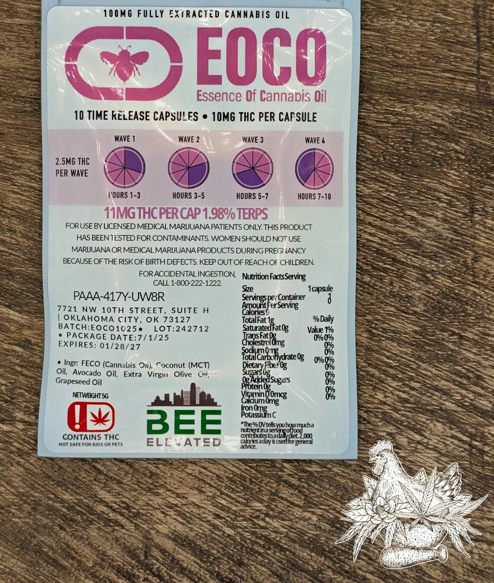 BEE ELEVATED-EOCO-TIME RELEASE CAPSULES-10MG