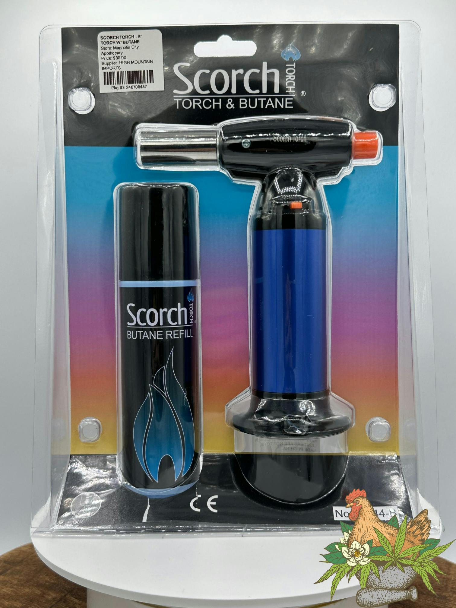 SCORCH TORCH - 6" TORCH W/ BUTANE