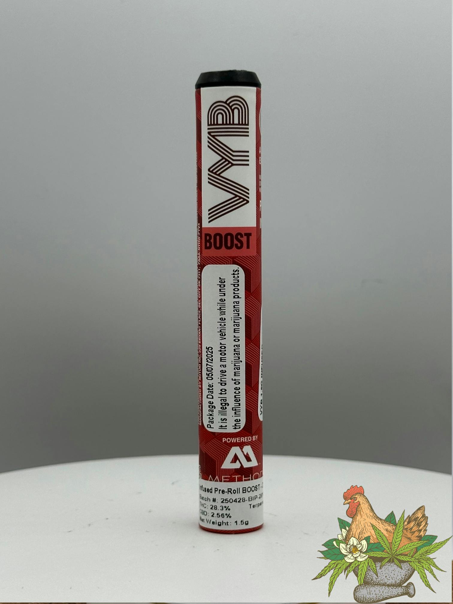 VYB 1.5G INFUSED PREROLL-BOOST-COSMIC HONEY