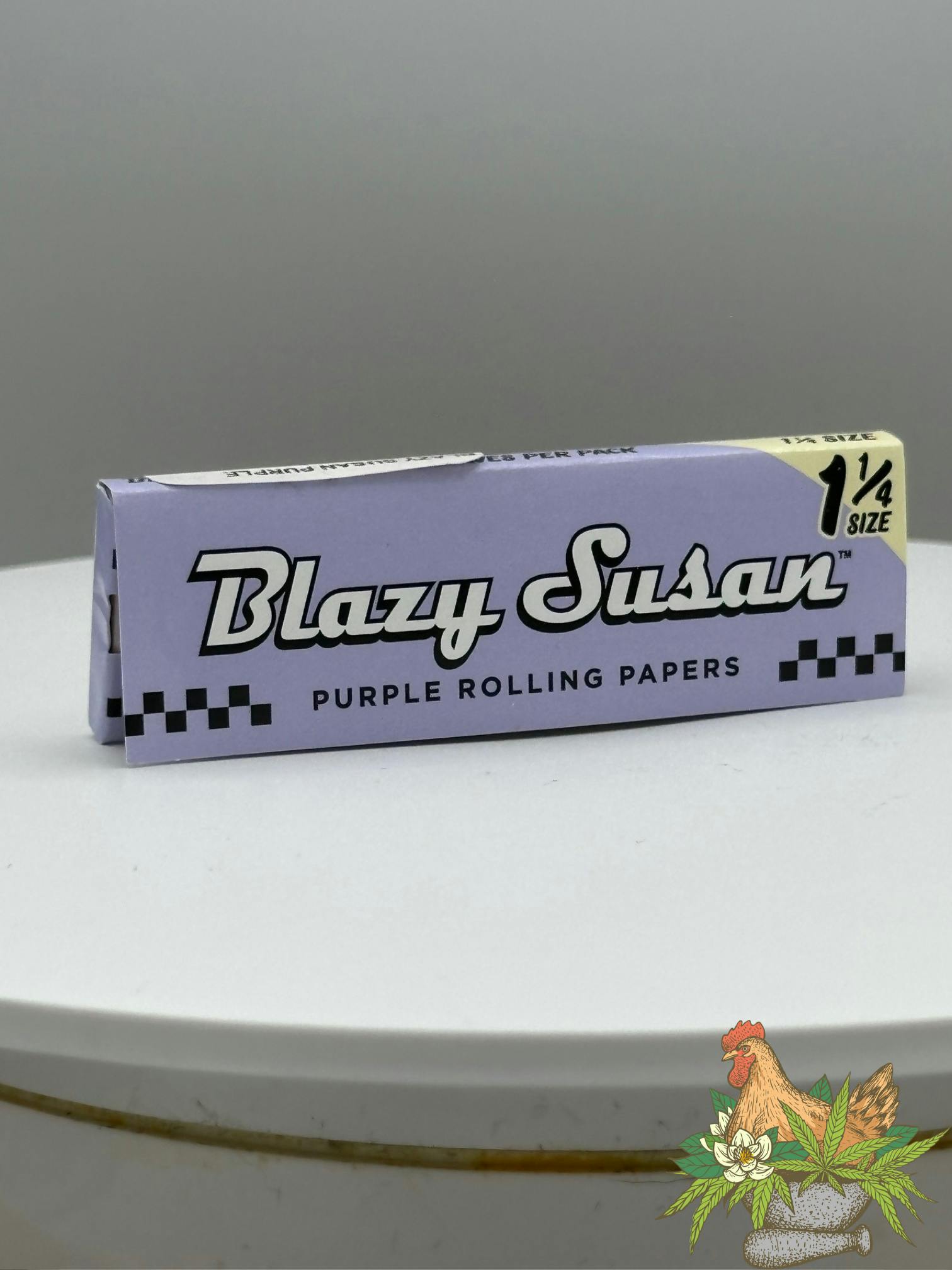 BLAZY SUSAN PURPLE PAPERS 1 1/4" BOOKLET