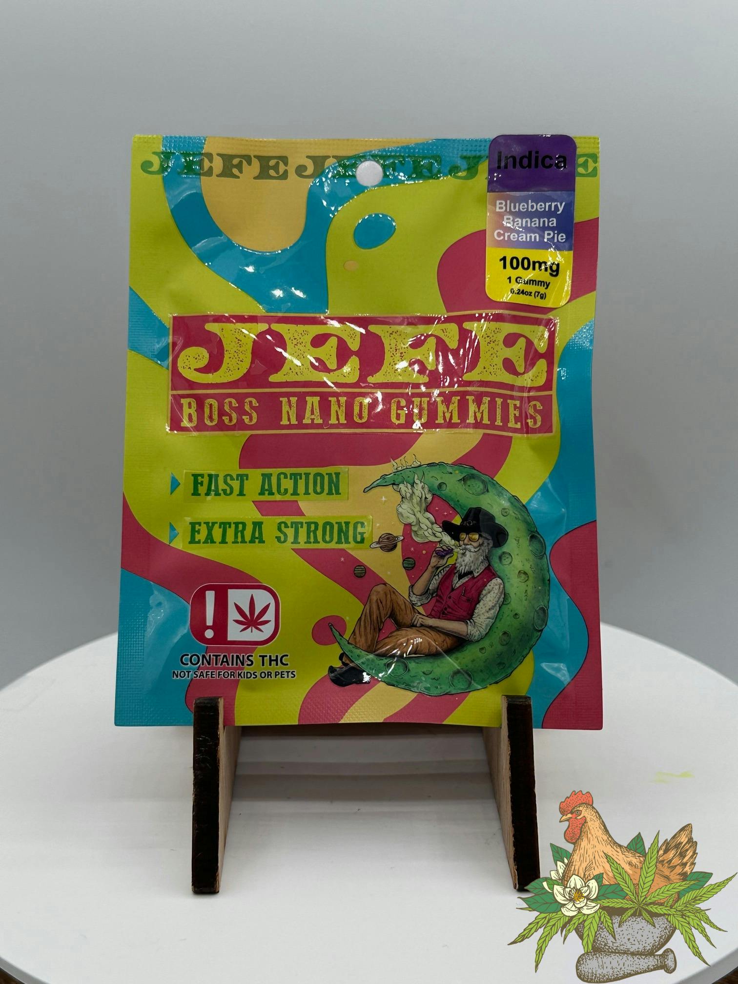 JEFE BOSS NANO SINGLE GUMMY - 100MG - INDICA