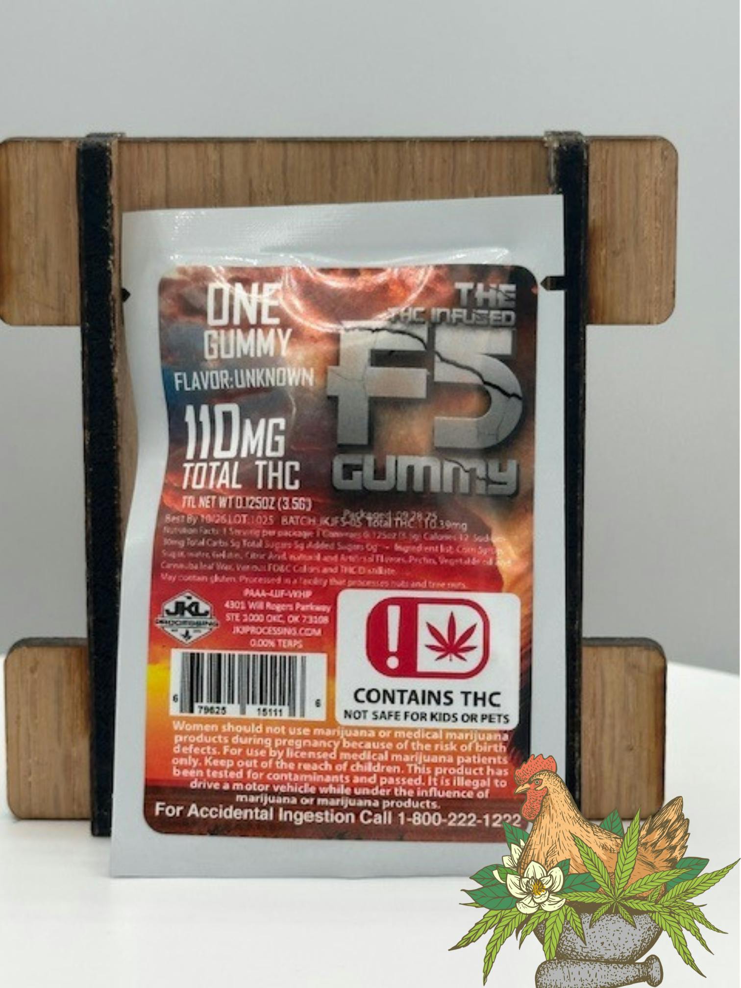 JKJ-F5 GUMMY-SINGLE PACK-110MG
