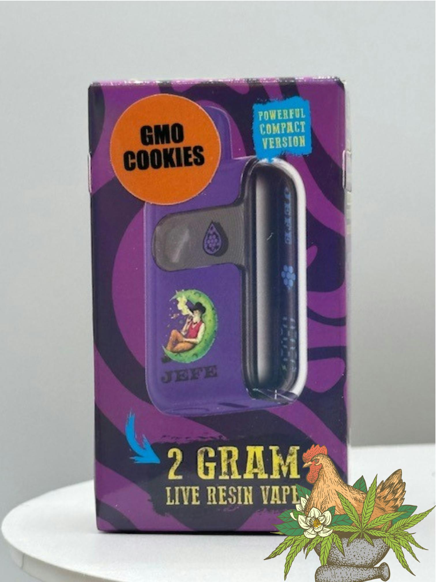 NOBLE NECTAR-2G JEFE DISPOSABLE VAPE MINI-GEEKBAR-GMO COOKIES-INDICA
