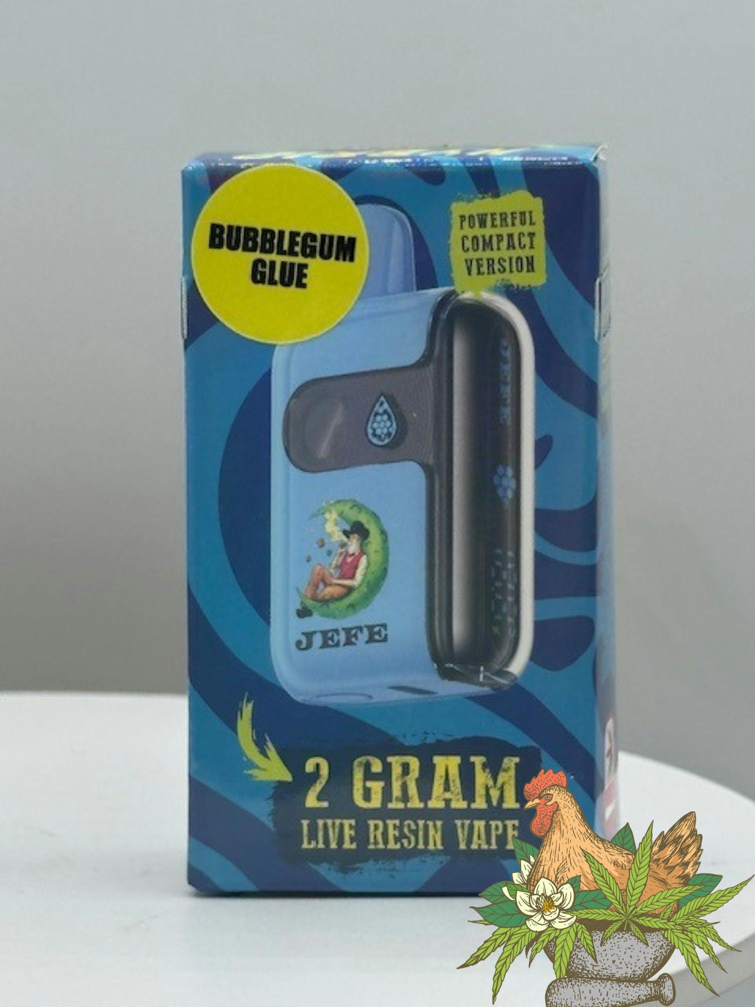 NOBLE NECTAR-2G JEFE DISPOSABLE VAPE MINI-GEEKBAR-BUBBLEGUM GLUE-HYBRID