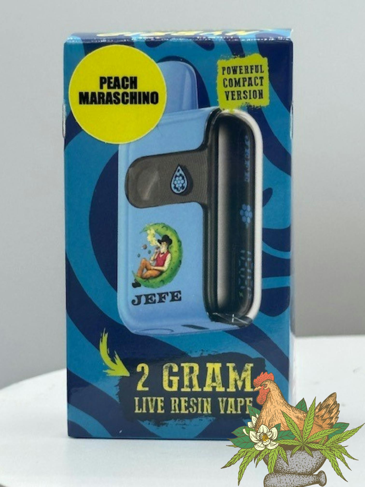 NOBLE NECTAR-2G JEFE DISPOSABLE VAPE MINI-GEEKBAR-PEACH MARASCHINO-HYBRID