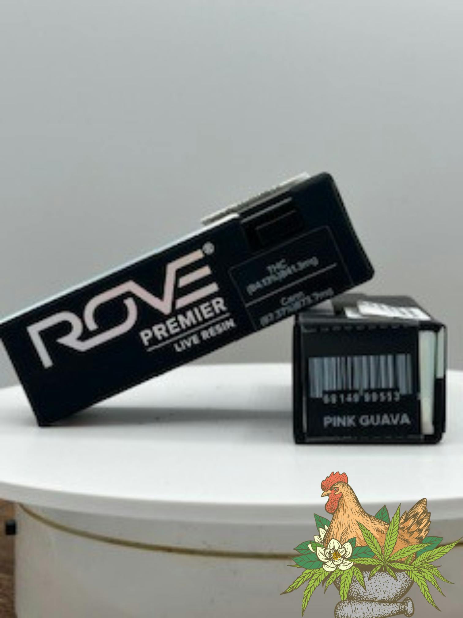 ROVE PREMIER-1G VAPE CART-LIVE RESIN-PINK GUAVA-SATIVA