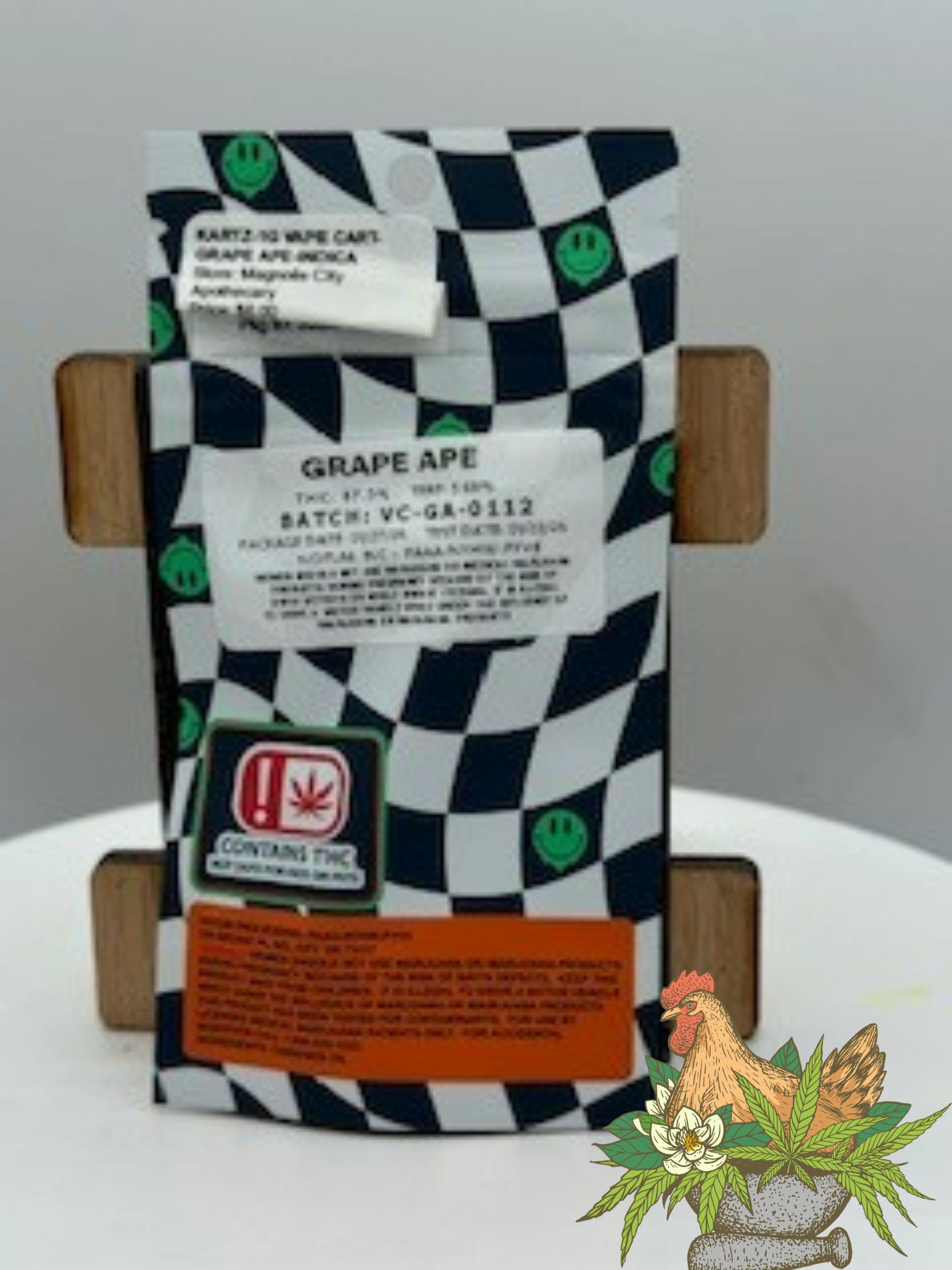 KARTZ-1G VAPE CART-GRAPE APE-INDICA