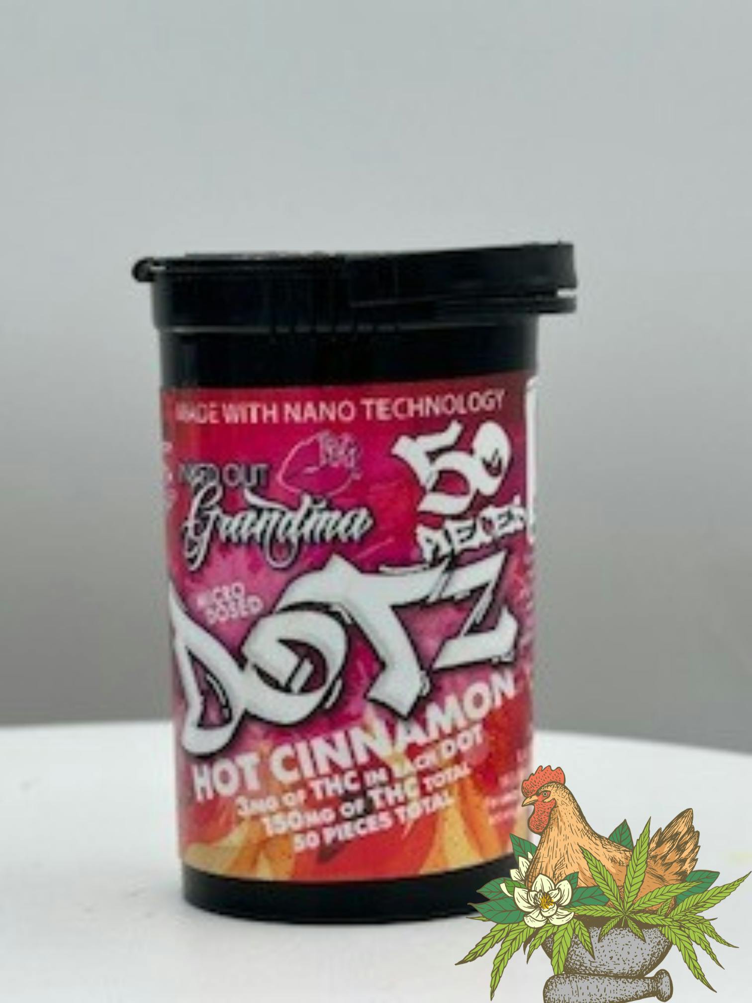 JKJ-DOTZ MINTS-HOT CINNAMON-150MG