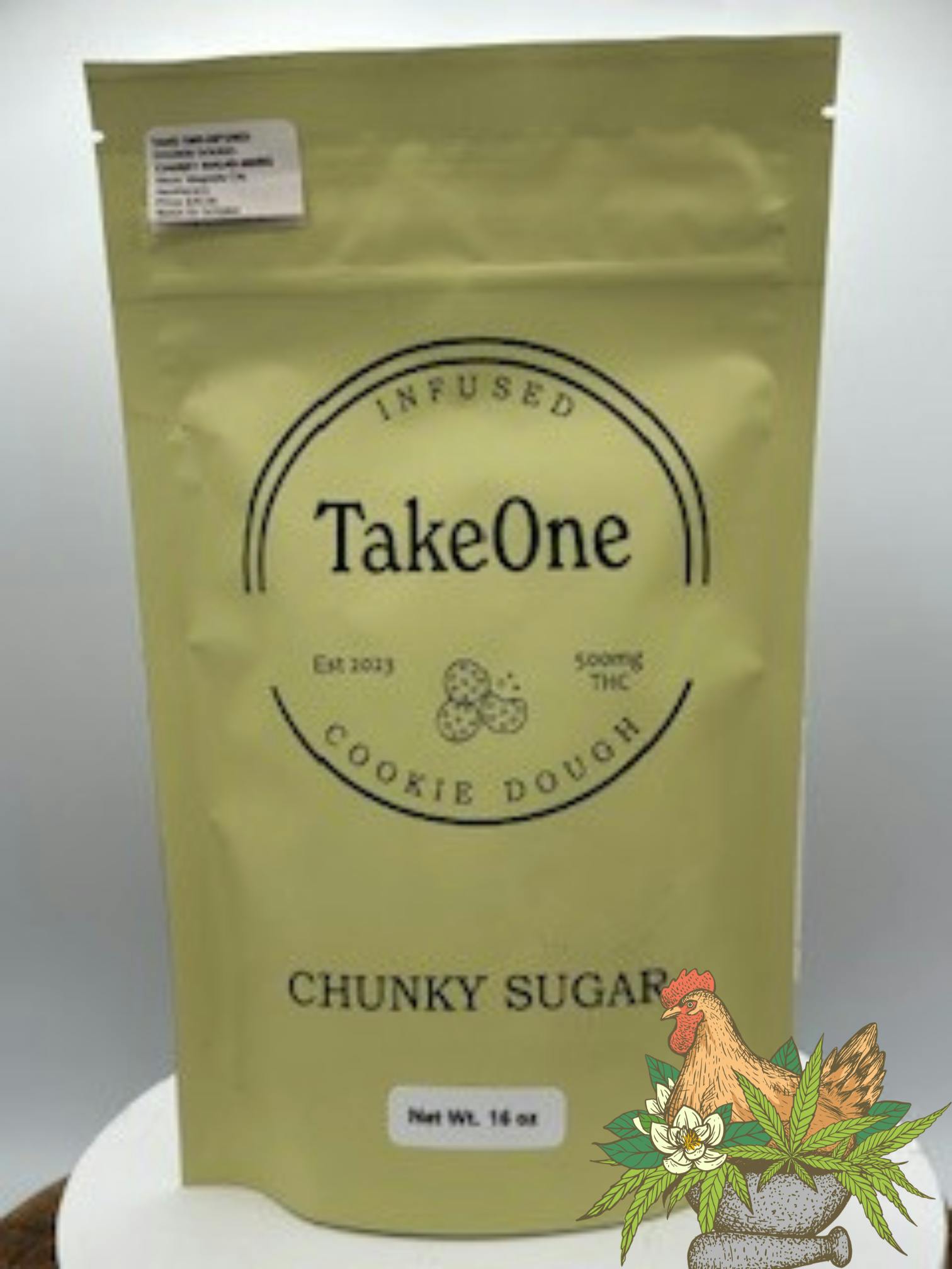 TAKE ONE-INFUSED COOKIE DOUGH-CHUNKY SUGAR-500MG