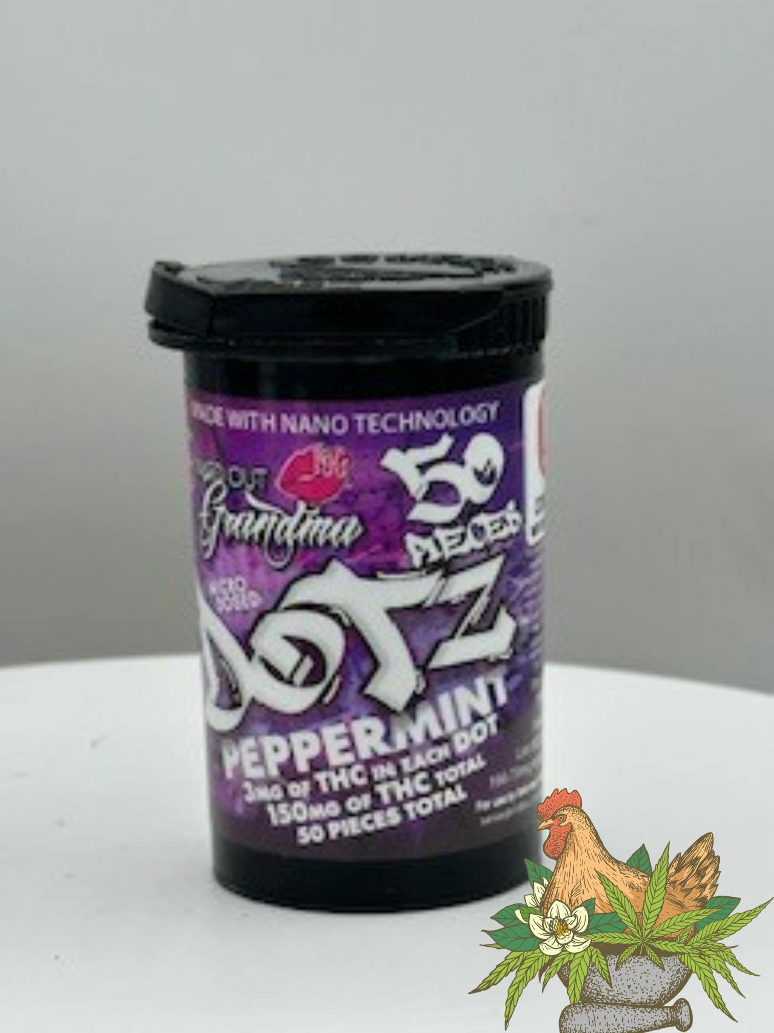 JKJ-DOTZ MINTS-PEPPERMINT-150MG