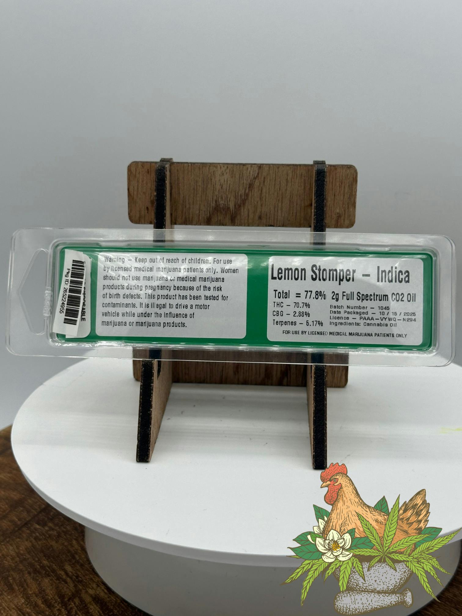 DOSE-2G DISPOSABLE VAPE-LEMON STOMPER-INDICA