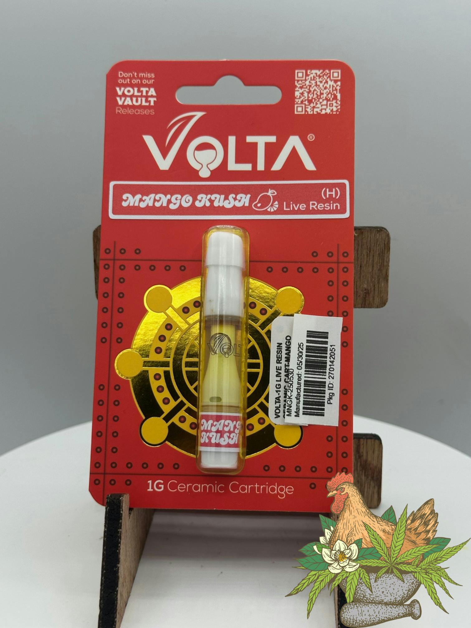 VOLTA-1G LIVE RESIN CERAMIC CART-MANGO KUSH-HYBRID