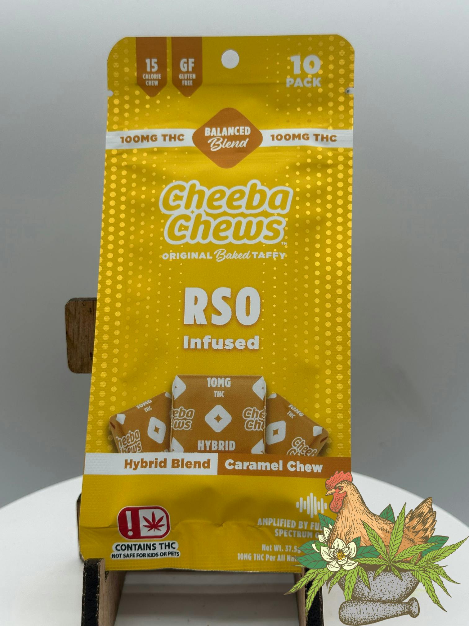 CHEEBA CHEWS-100MG-RSO CARAMEL CHEW-HYBRID