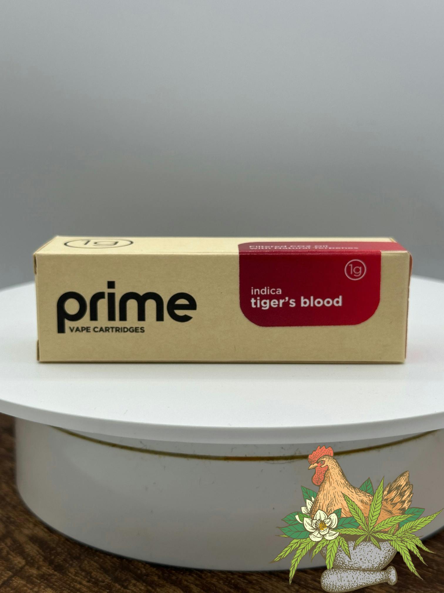 PRIME-1G CART-TIGER'S BLOOD-INDICA