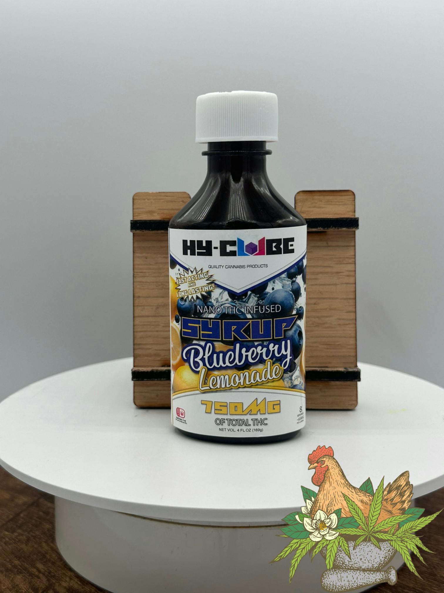 HY-CUBE-SYRUP-BLUEBERRY LEMONADE-750MG-4OZ