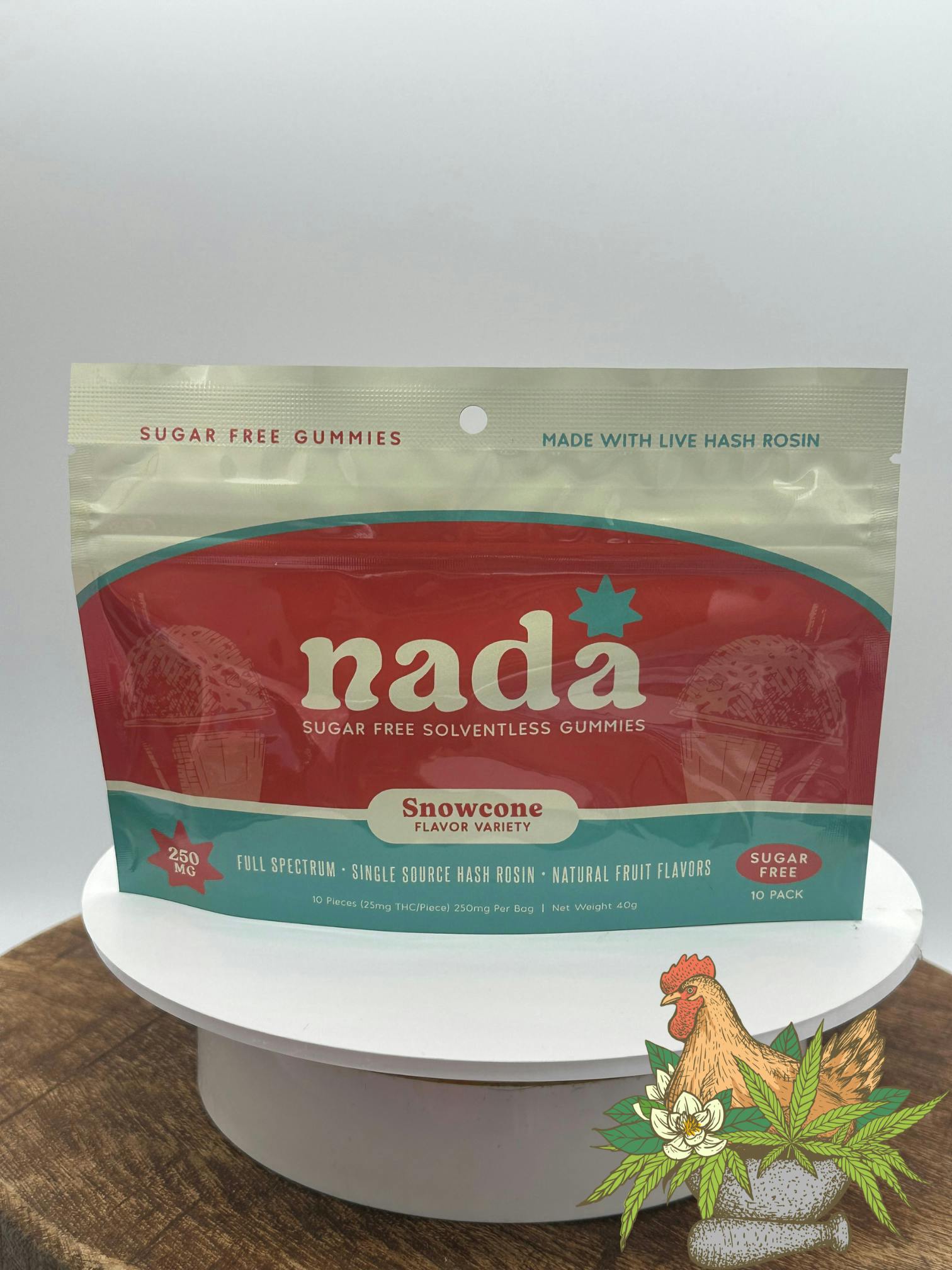 TRIBE-NADA-LIVE HASH ROSIN GUMMIES-SUGAR FREE-250MG