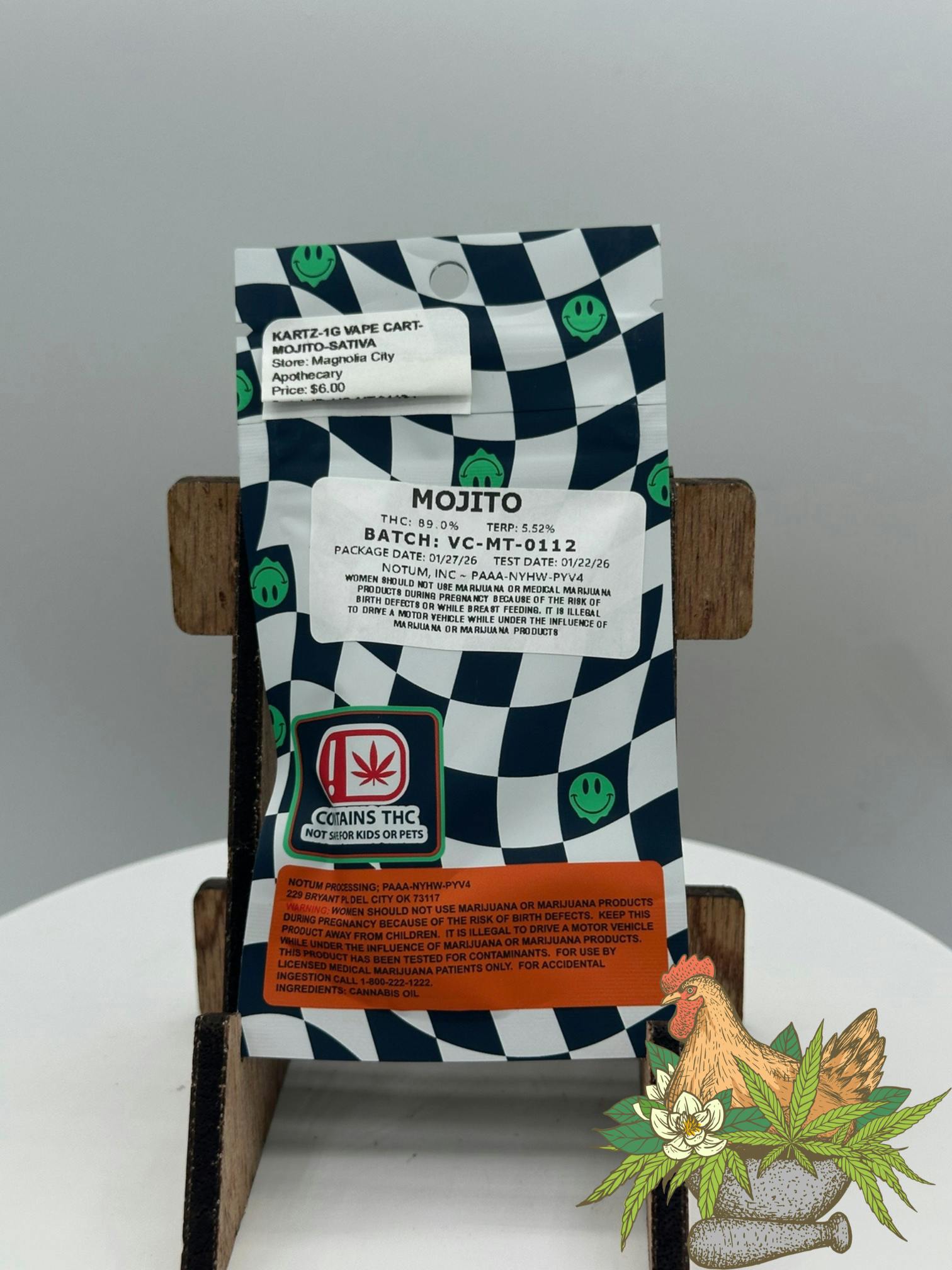 KARTZ-1G VAPE CART-MOJITO-SATIVA