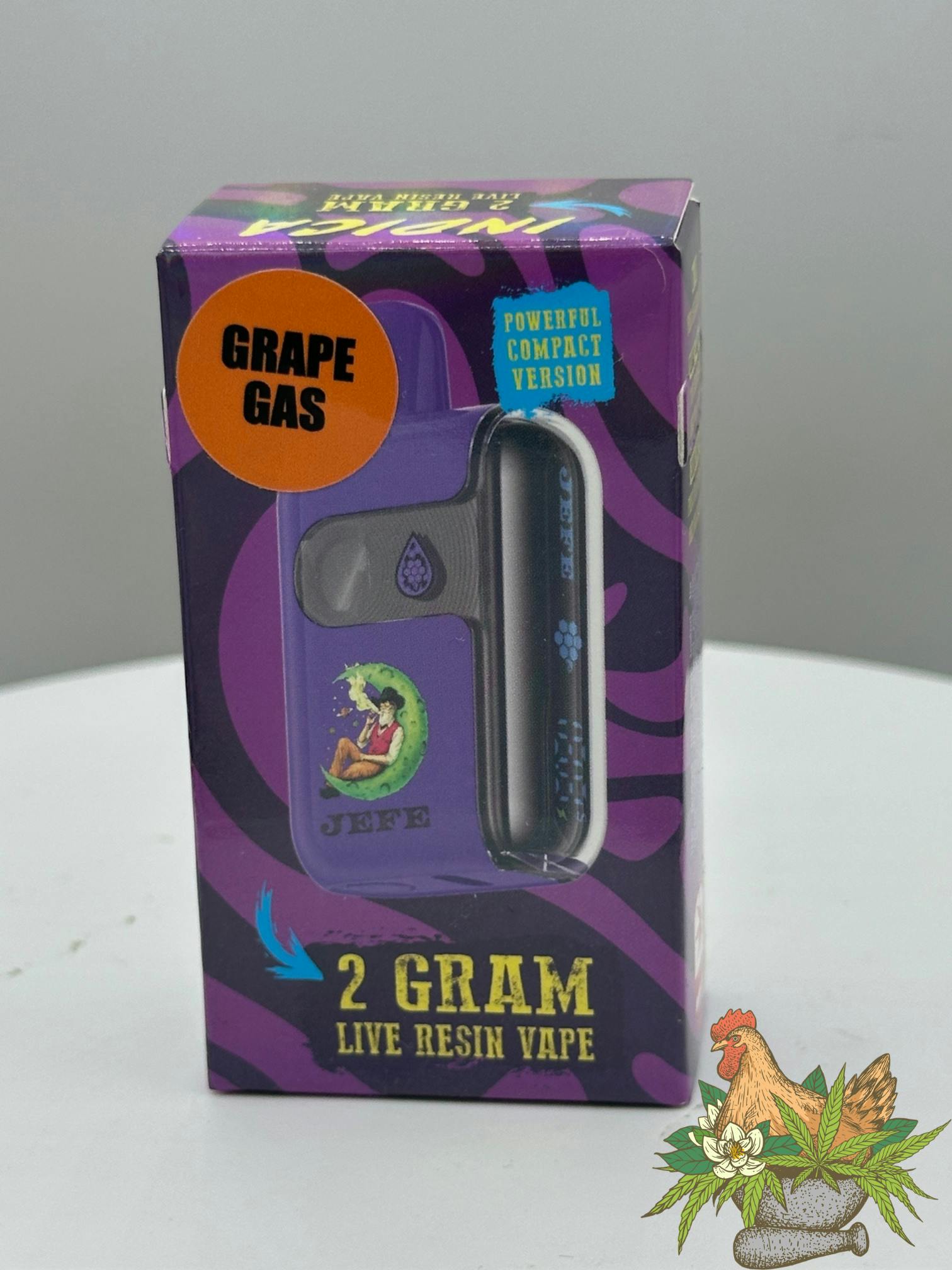 NOBLE NECTAR-2G JEFE DISPOSABLE VAPE MINI-GEEKBAR-GRAPE GAS-INDICA