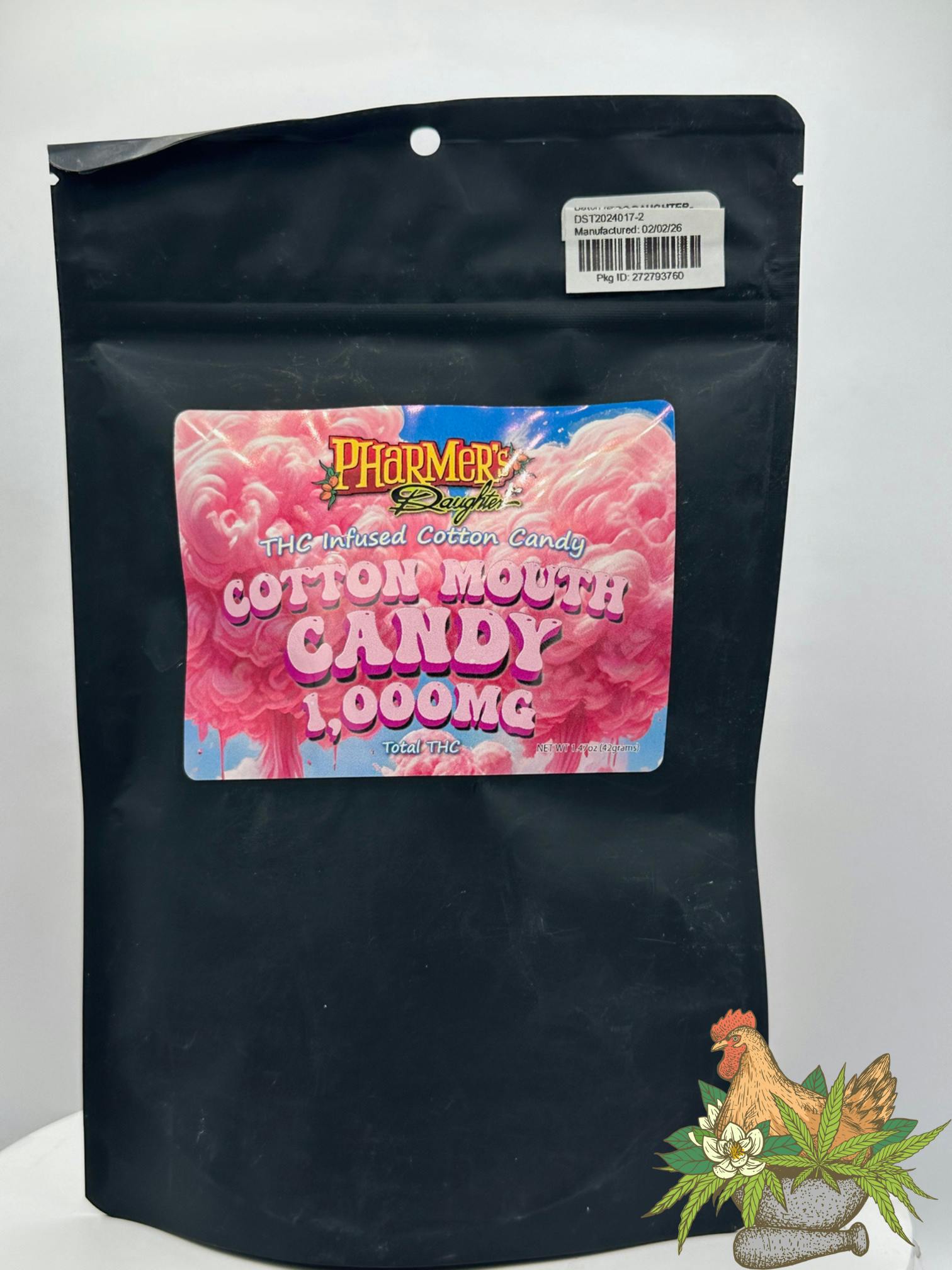 PHARMERS DAUGHTER-COTTON CANDY-1000MG