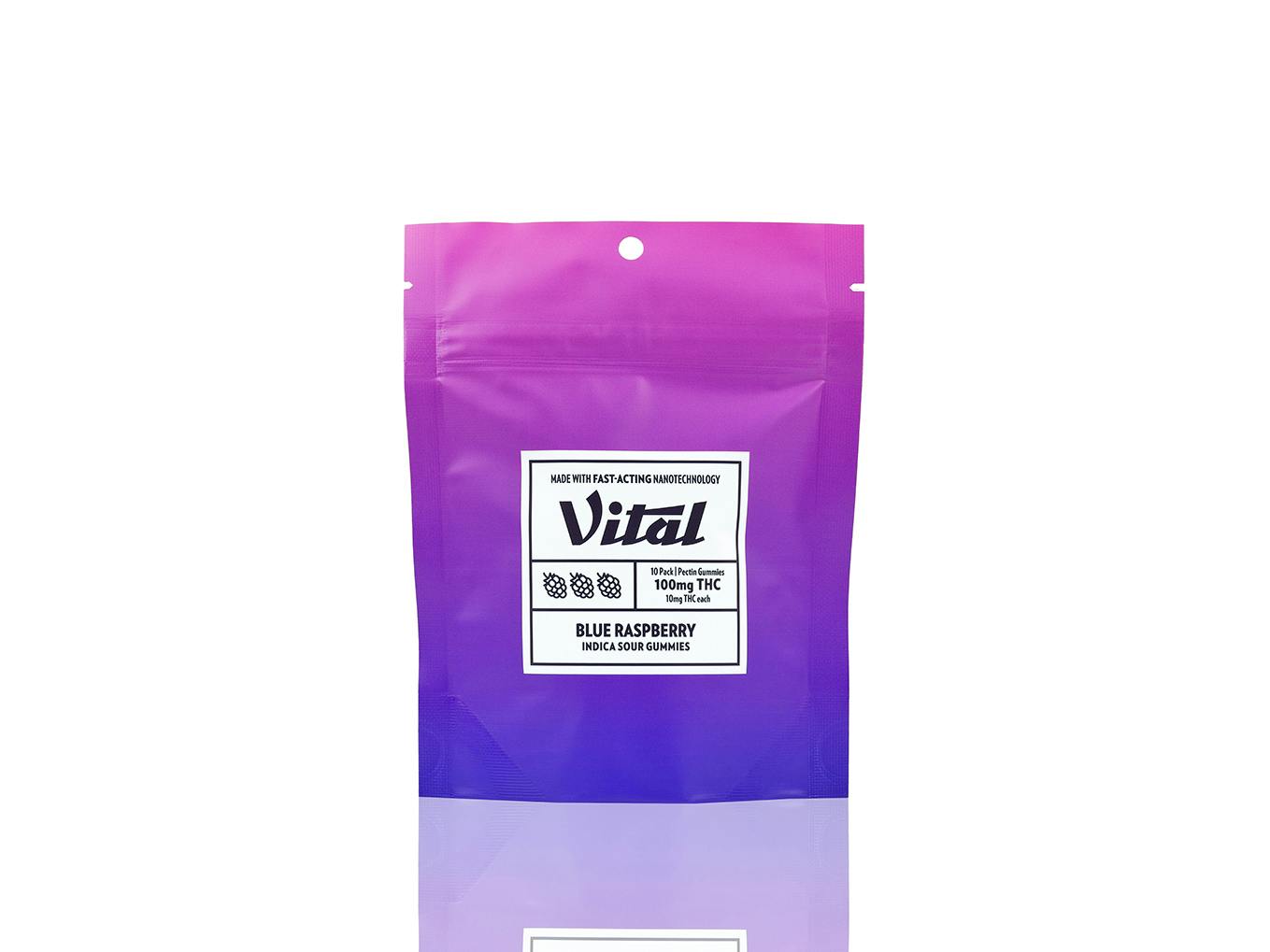 Vital - Pectin Blue Raspberry Gummies