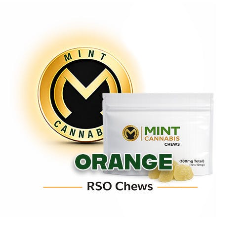 Mint Premium - RSO Chews - Orange