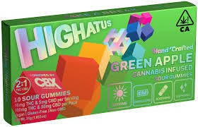 SOUR GREEN APPLE CBD 10PK - 100 mg - 10 Pack