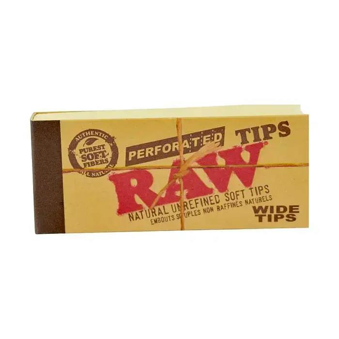 Raw Rolling Paper Perforated Wide Tips