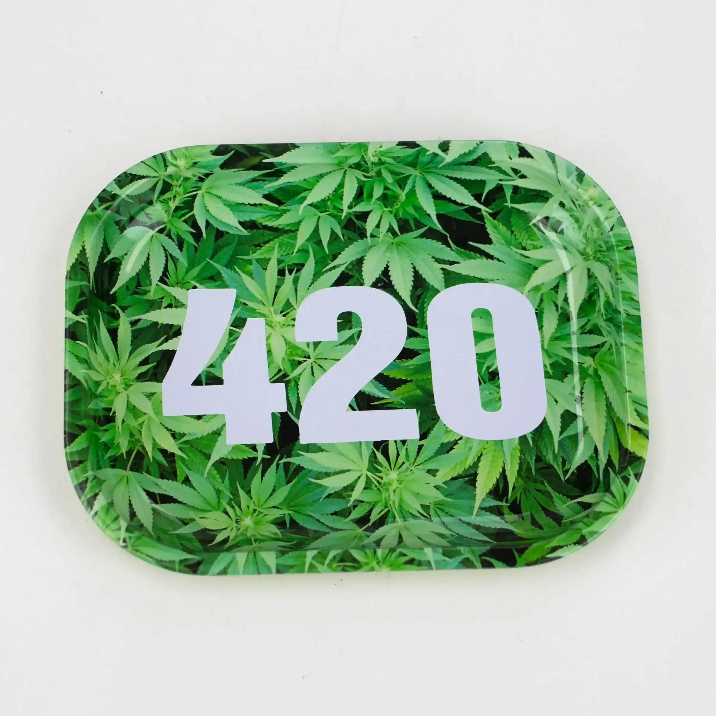 Small Metal Rolling Tray - Forest