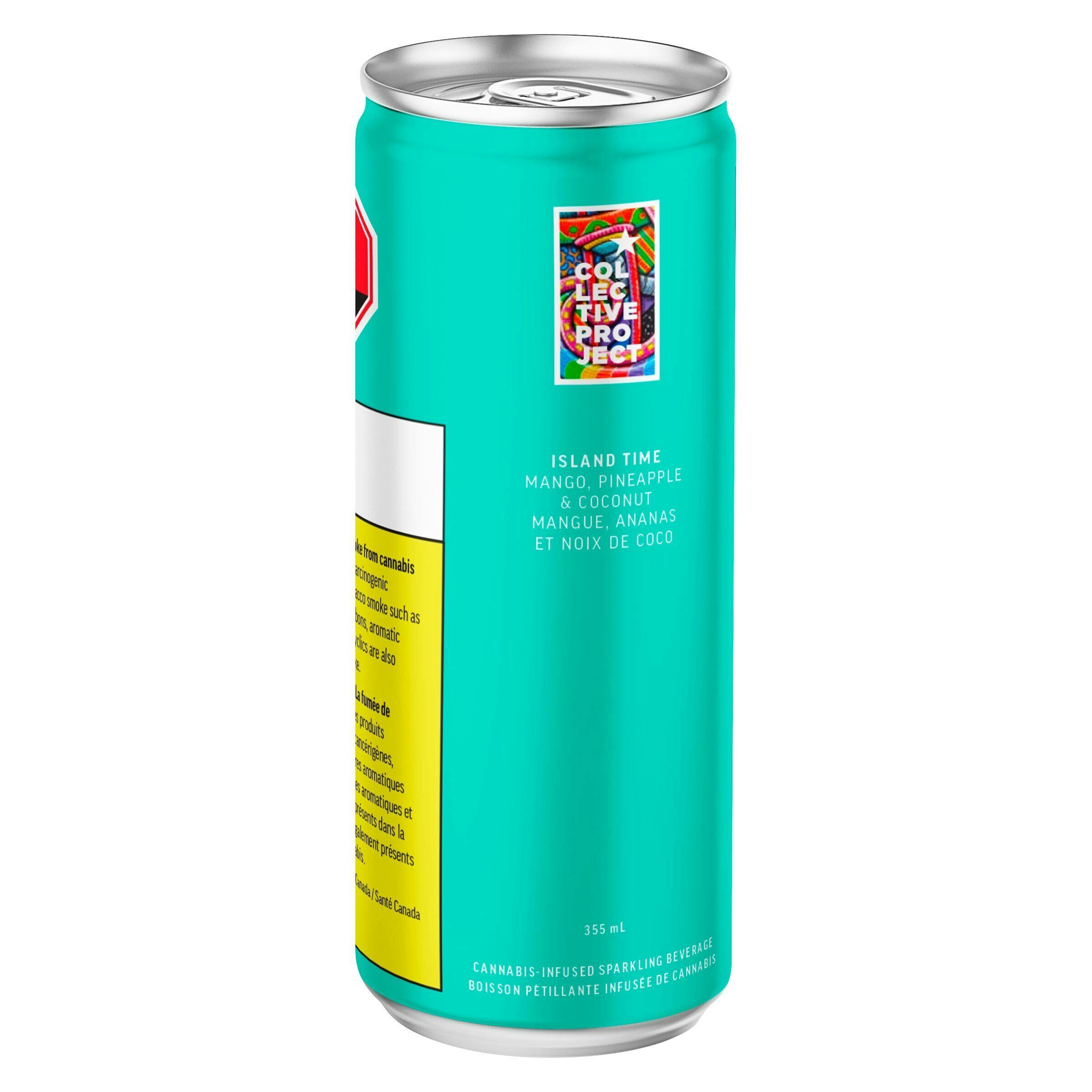 Island Time (Mango Pineapple & Coconut) Sparkling Juice 355ml Beverages