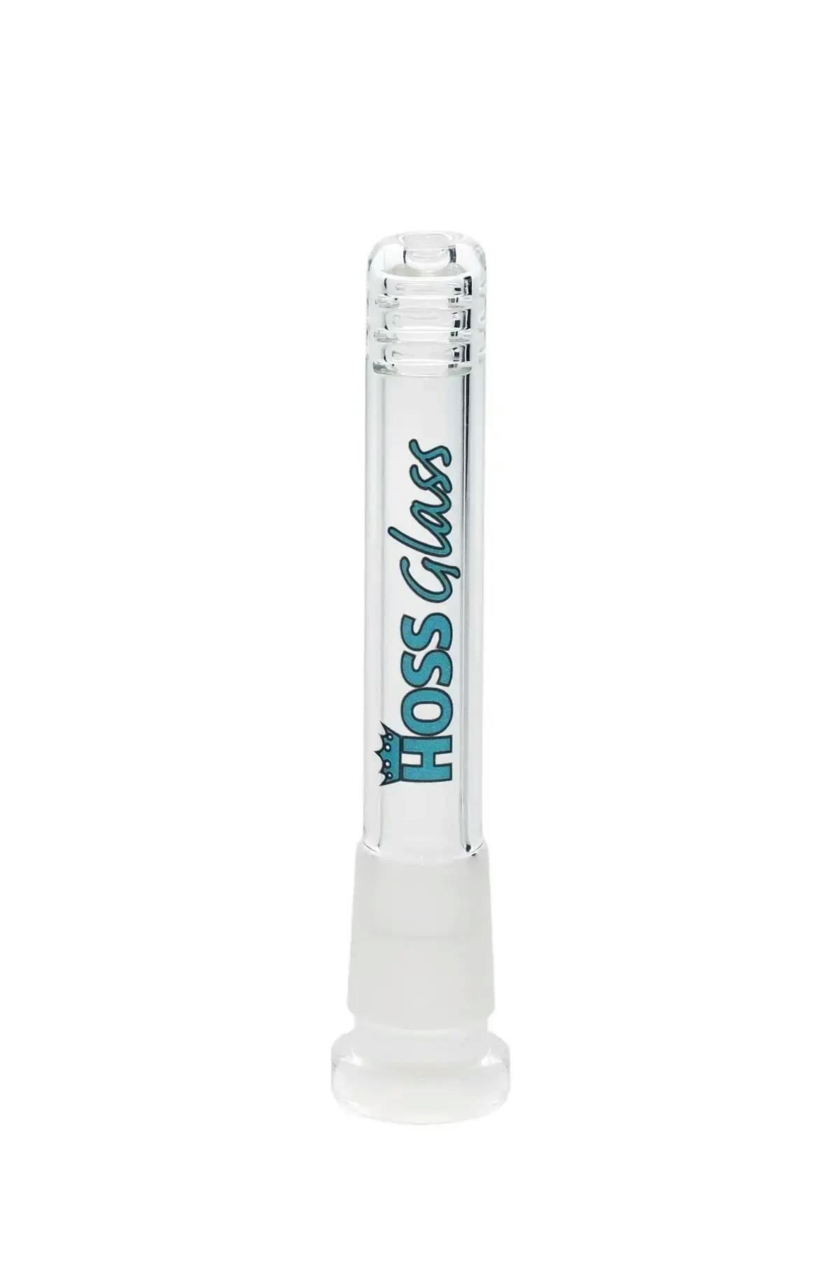 Hoss Glass 14cm Diffuser Downstem w/ Cuts (Light Blue)