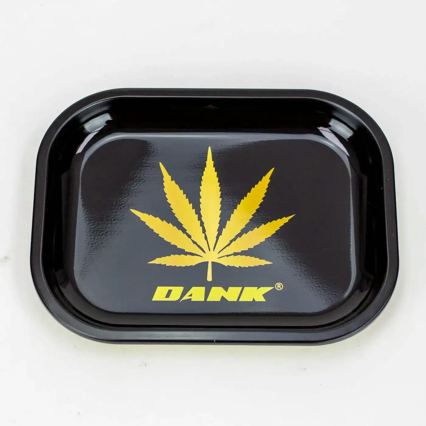 Dank Small Metal Rolling Tray - Black