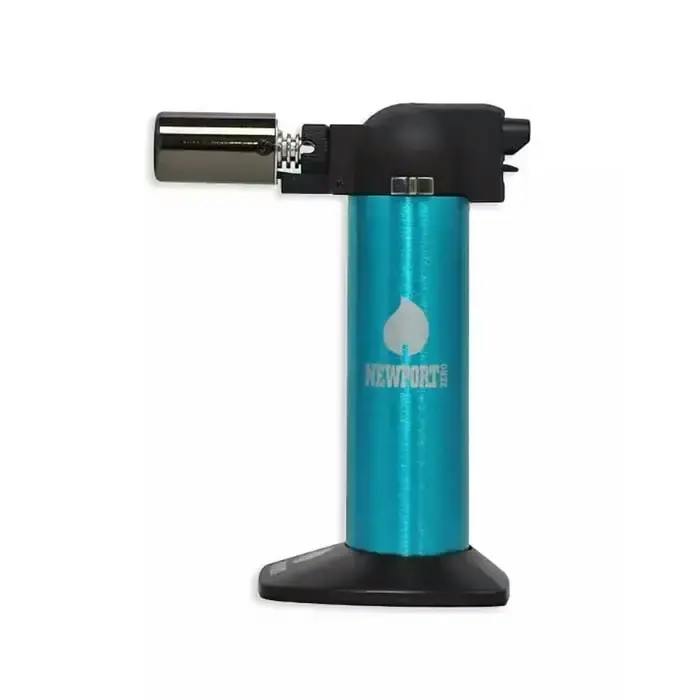 Newport Zero 6" Dab Torch Lighter - Cyan
