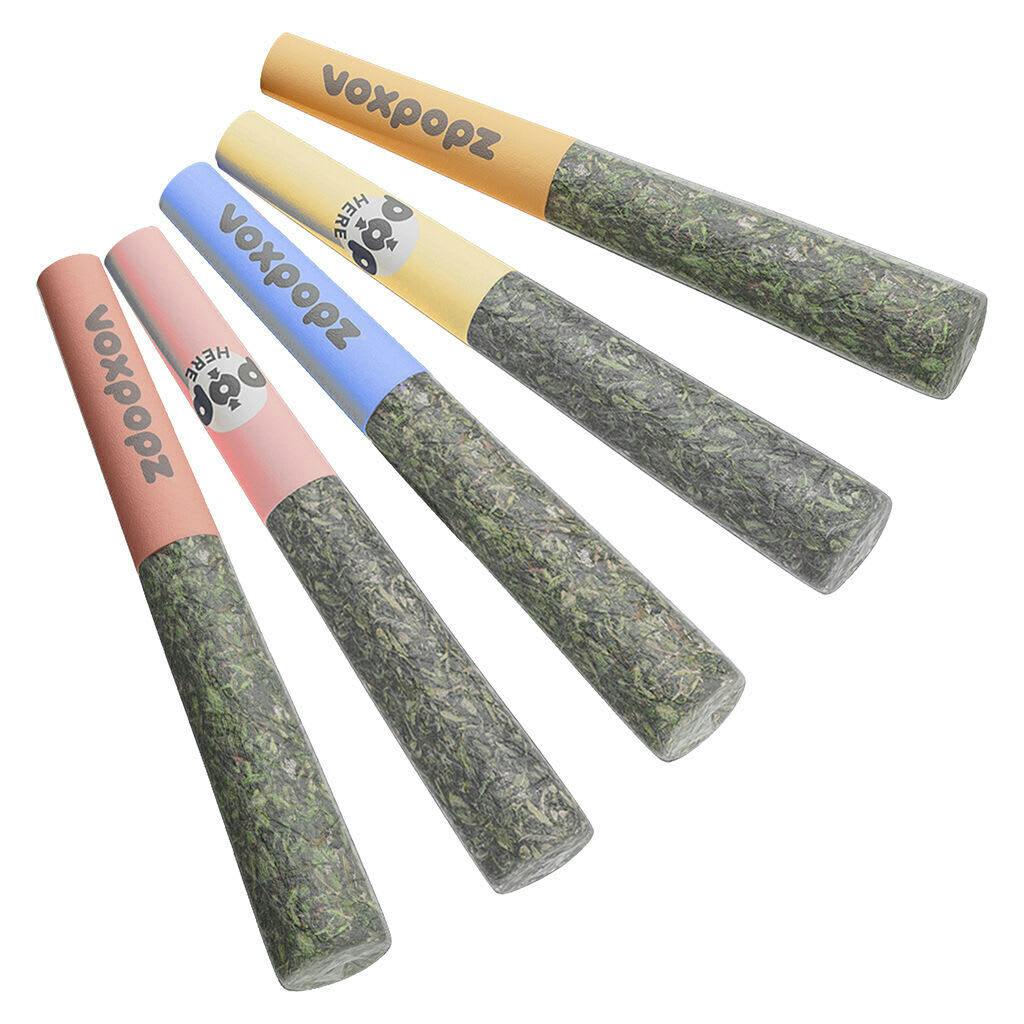 Big Shiny Popz Diamond Infused Crushable Pre-Rolls 5x0.5g Hash and Kief