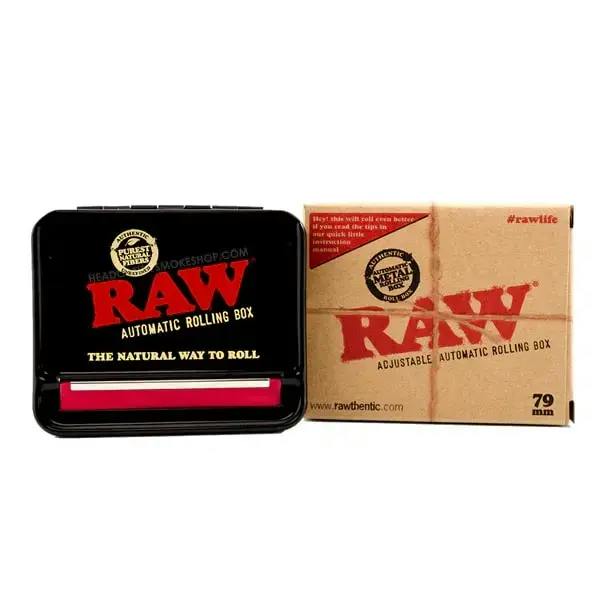 Raw Black Automatic Rolling Machine Box - 79mm