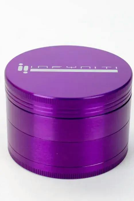 Infyniti 4 Parts 55mm Metal Herb Grinder - Purple