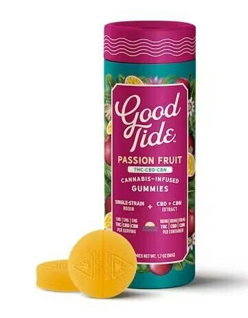 PASSION FRUIT GUMMIES (1:1:1) - (THC:CBD:CBN) - (100MG:100MG:100MG)