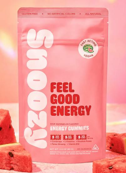 FEEL GOOD ENERGY - WATERMELON - (1:1:1) (THC:CBD:CBG) (100MG)