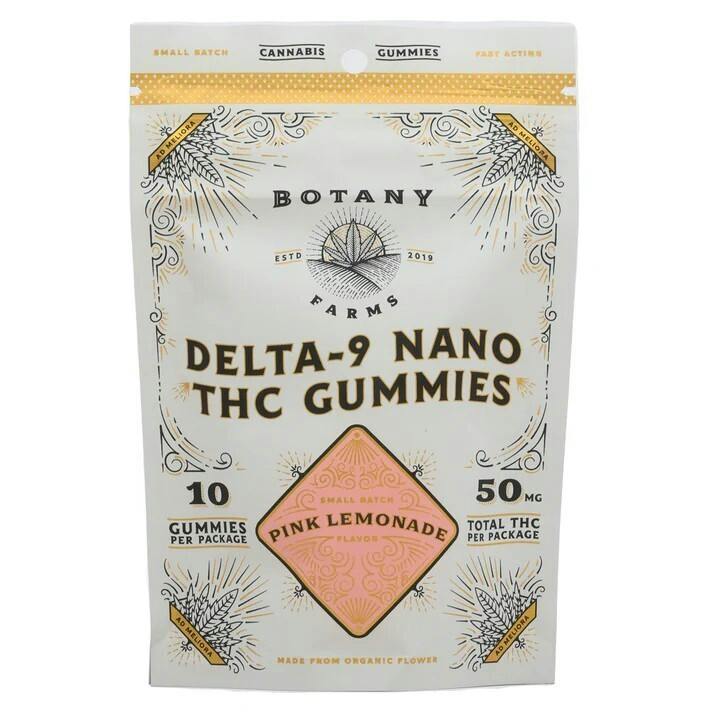 Botany Farms | Nano 5mg THC Gummies | Pink Lemonade