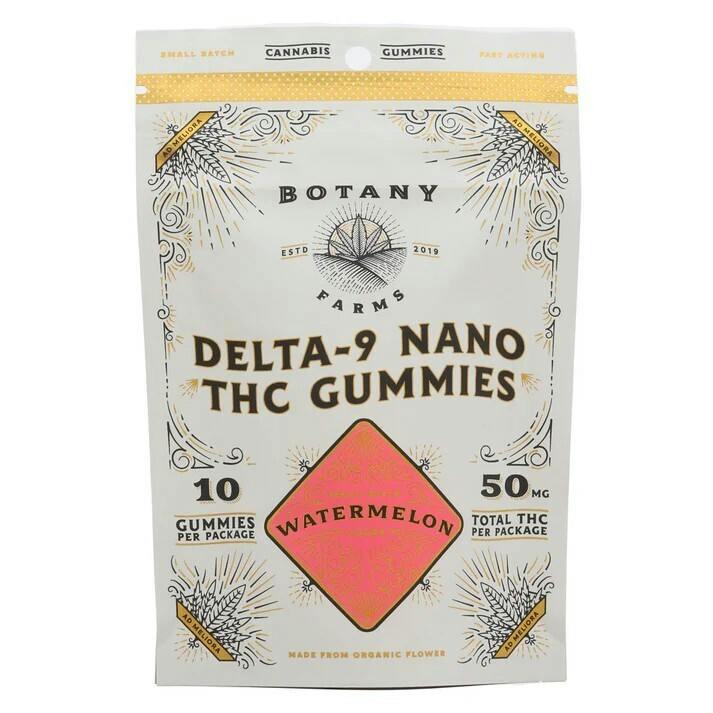 Botany Farms | Nano 5mg THC Gummies | Watermelon