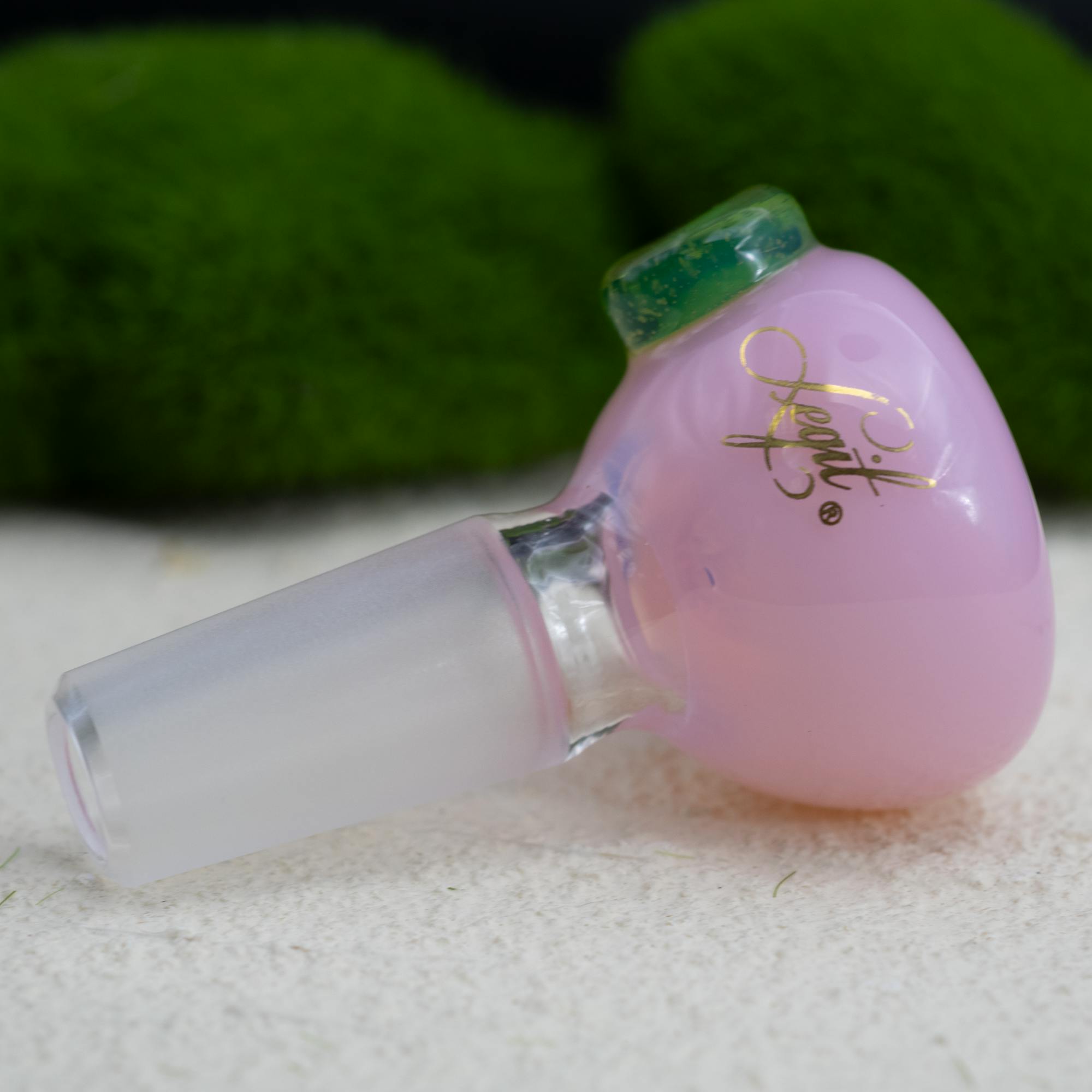 MN Legit | 14mm Slide | Milky Pink & Green