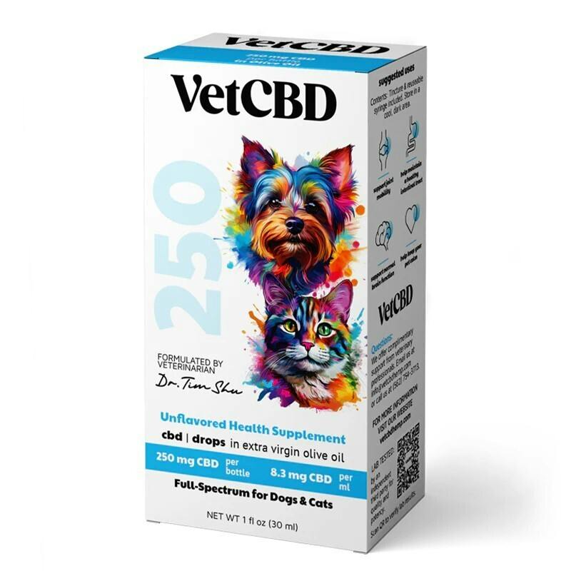 VetCBD | 250mg CBD only Pet Tincture