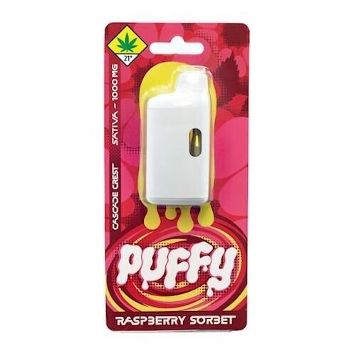 Puffy Flavored Disposable Cartridge Raspberry Sorbet