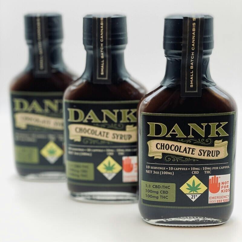 Craft Elixirs Edible 1:1 Dank Chocolate Syrup 100THC:100CBD